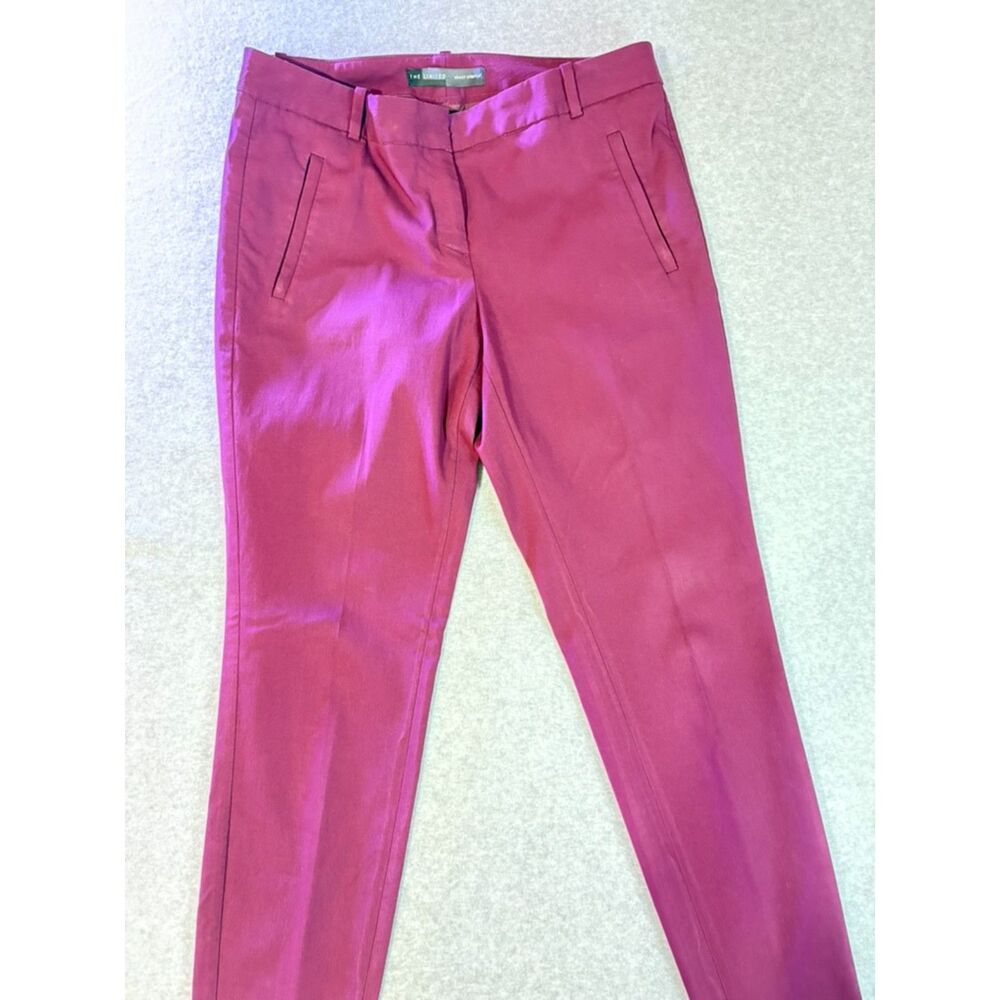 The Limited Exact Stretch Women’s Size 6R Burgundy Slim Straight Dress Pants